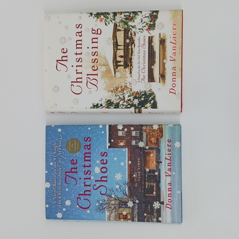Donna VanLiere Hardcover Christmas Books - Shoes and Blessings